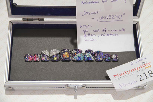 Rhinestone art